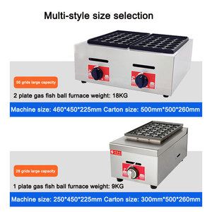 Máquina para hacer gofres eléctrica/de gas, antiadherente Takoyaki, bolas de <span class=keywords><strong>pulpo</strong></span>, parrilla, sartén para el hogar, hoteles, nueva condición, núcleo de motor - Product Image 2