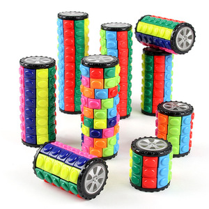 Cubo Mágico Giratorio 3D con Forma <span class=keywords><strong>de</strong></span> Torre <span class=keywords><strong>de</strong></span> Maíz, Juguete Antiestrés Educativo para Niños y Adultos, Venta al Por Mayor - Product Image 3