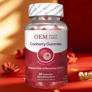 Gomitas de Arándano Enriquecidas con Vitamina C, Suplemento Dietético para el Apoyo de la Salud Urinaria para Mujeres - Product Image 6