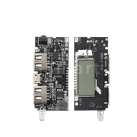Module de charge numérique LCD avec double port USB 5V 1A 2.1A pour batterie au lithium 18650, chargeur de batterie externe mobile