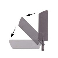 Antena de Goma 5G 700-600MHz, Antena Plana de Alta Ganancia 4G/LTE, Antena Inalámbrica Omnidireccional Plegable con Varilla de Goma para Router