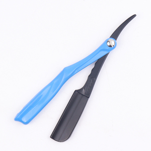 Cuchillas de repuesto plegables de acero inoxidable, cuchilla de afeitar negra, recta, de un solo filo, para peluquero - Product Image 6