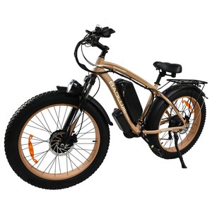 Vélo de montagne électrique 2000W avec moteur de moyeu arrière, batterie au lithium, vélo électrique léger, propulsion à double moteur haute vitesse - Product Image 2