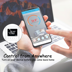 Thông minh wifi không dây Nhà Kỹ thuật số nhiệt thiết kế hiện đại ABS PC kiểm soát vật liệu điện dưới sàn sưởi ấm trong phòng khách - Product Image 3