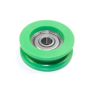 Nylon Plastic Coat Stainless Steel Wheel 626zz 2rs 6*30*6mm For Closet Door Window