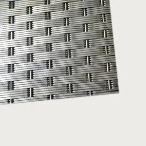 Hot Selling Decorative Metal Pre-Crimped Woven Wire Mesh Stainless Steel Wire Mesh