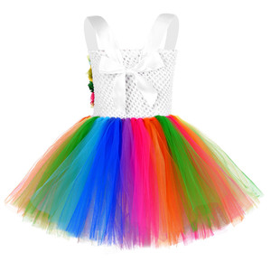 Vestito da <span class=keywords><strong>unicorno</strong></span> per <span class=keywords><strong>bambina</strong></span> con luci LED, tutù luminoso, regalo di compleanno, costume da <span class=keywords><strong>unicorno</strong></span> per Halloween, carnevale, feste, abito da principessa dei fiori - Product Image 6