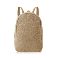 Sac à dos quotidien en polaire de luxe, sac à dos en fourrure tendance pour le collège, dernier sac à dos mignon et moelleux en velours Teddy pour femmes et filles