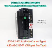 Tout nouveau pilote de moteur servo Delta ASD-A2-5523-L & ASD-A2-5523-M authentique 5,5 kW 220 V IP20 40 A Pulse/CANopen pour machines CNC