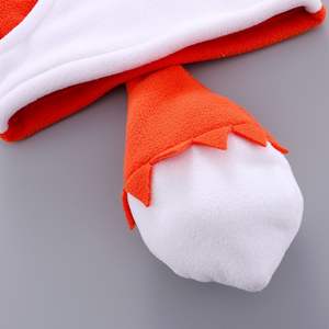 Chaqueta con capucha súper suave de exportación Q313 para niñas, ropa para niños de 123 años, Color puro, venta al por mayor para máscaras de Ojos de primavera y otoño - Product Image 3