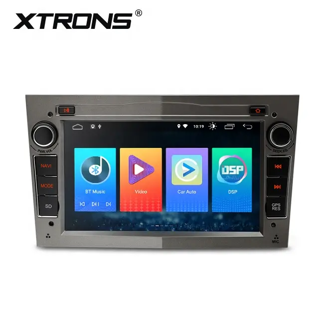 Xtrons sistema multimídia para navegação de áudio, 7 polegadas, android 12, para opel astra h/corsa d/meriva