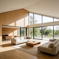 Maison en bois moderne Villas d'inspiration scandinave Maison de grange moderne Maison en bois à ossature bois