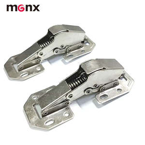 <span class=keywords><strong>Bisagra</strong></span> Hidráulica 3D para Puerta, de Hierro, Resistente, Silenciosa, Oculta, con Cierre Suave, para Muebles de Cocina - Product Image 2