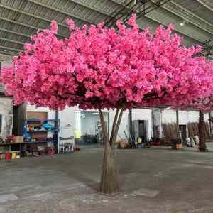 Grande Plástico Artificial Cherry Blossom Tree Grandes Árvores Plantar - Product Image 6
