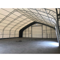 Structure en acier moderne, grande tente d'entrepôt, hangar d'avion durable et abri frigorifique pour applications industrielles