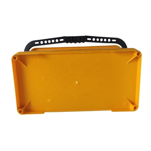 Seau de nettoyage professionnel en plastique de 26L sur roues, seau à <span class=keywords><strong>raclette</strong></span> robuste avec tamis, seau de rangement d'outils portable - Product Image 1