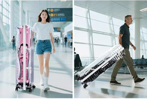 HKB016 PGM กระเป๋าเดินทางกอล์ฟใสขนาดใหญ่จุได้เยอะกระเป๋ากอล์ฟมีล้อ - Product Image 4