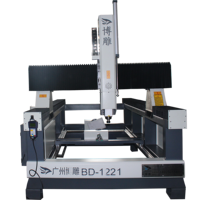 Centre d'usinage vertical CNC 4 axes Bodiao-1221 |   Fabrication automatique de modèles 3D en mousse/EPS/EPP/PU avec rotation à 360° (taille personnalisée)