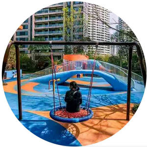 Venta caliente Round Dia 120cm Resistente a los rayos UV Combinación Cuerda Nido para niños Asiento oscilante - Product Image 6