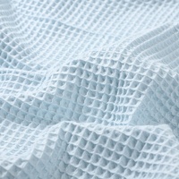 Couverture Bébé en Coton Pur Gaufré Anti-Acariens 200TC, Serviette de Bain Couleur Unie Toutes Saisons pour Nouveau-nés et Literie Enfant – Vente en Gros