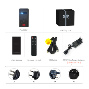 20 ans OEM <span class=keywords><strong>Byintek</strong></span> <span class=keywords><strong>P20</strong></span> Smart 3D DLP projecteur LED 3D WIFI Android Mini petite poche Portable Mobile Pico faisceau projecteur batterie - Product Image 5