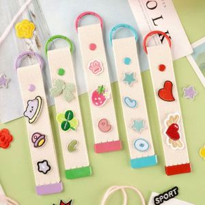 Custom Keychain Lanyard <b>Key</b> Holder Korea Webbing Canvas Strap Keyring <b>Key</b> <b>Chain</b> Handbag Wallet Backpack Pendant Keychains Gifts - Product Image 3