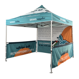 Tienda de exhibición comercial impermeable al aire libre para puestos de comida para mercados de pulgas dosel impreso publicidad tienda de eventos promocionales - Product Image 3