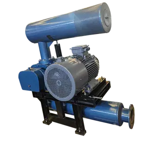 MJSR Series Lobe Rotary Blower Used For Water Treatment Plant Root Type Air Blower In China