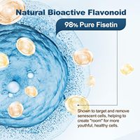 Gummies liquides liposomales de 200 mg de Fisetin et Resvératrol avec Trans-Resvératrol, Quercétine, Lutéoline pour le soutien de la longévité et le renouvellement cellulaire – OEM