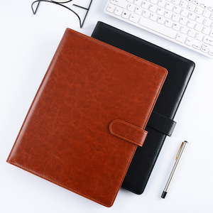 <strong>A4</strong> Conference Organiser Mixed Color PU Leather <strong>Document</strong> <strong>File</strong> <strong>A4</strong> Padfolio Folder Manufacturer's Filing Product - Product Image 3