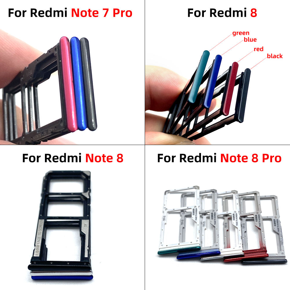 Carrello Porta SIM Slot MICRO SD SCHEDA VASSOIO SLITTA XIAOMI Redmi Note 8 8t 2 - Foto 10