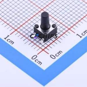 K2-1109SP-I4SA-04 Tactile Switch SMD-4P,4.5x4.5mm Switch Single Pole Single Throw Round Button 2.5N Vertical Mount - Product Image 1