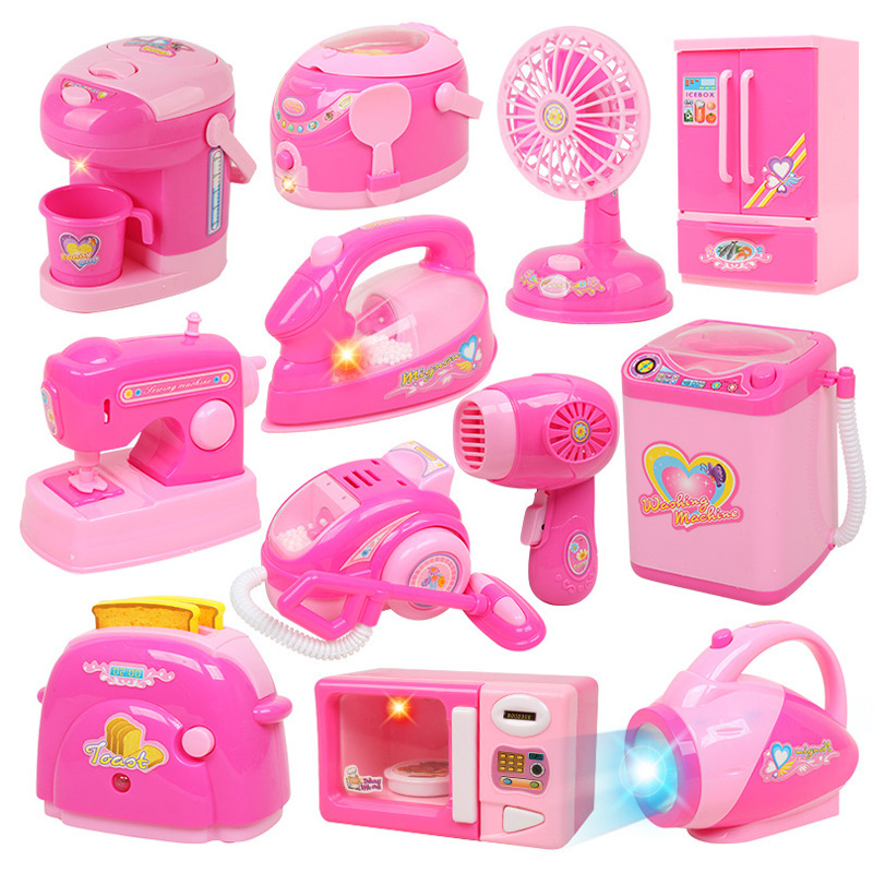 Бытовая техника, игрушки, Лидер продаж, детская мини-соковыжималка для ролевых работ, набор для стиральной машины, имитация кухни, электронная