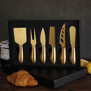 Classic Hollow Handle Stainless Steel 5 Pieces <b>Cheese</b> <b>Knives</b> <b>Set</b> for <b>Cheese</b> Cutter Cake Pizza Etc - Product Image 6
