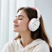 Earphone TWS Nirkabel OEM Berkualitas Tinggi TS-11, Headset Over-ear HIFI Bass untuk V5.4, Waktu Putar 3-5 Jam, IPX0 Aviation