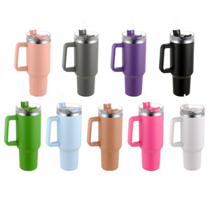Logo personnalisé pour gobelet isotherme en acier inoxydable Stanley Cup 40oz, tasse à café avec excellente isolation - Product Image 1