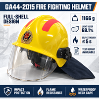 Casque de pompier pour intervention d'urgence, lutte contre les incendies forestiers, modèles résistants au feu, casquette de sécurité certifiée pour les services d'incendie