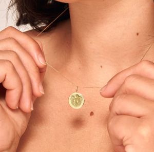 Stile caldo 18k placcato oro collana sirena personalizzato ciondolo sirena delicato fascino amore mistero di bellezza simbolo femminilità - Product Image 6