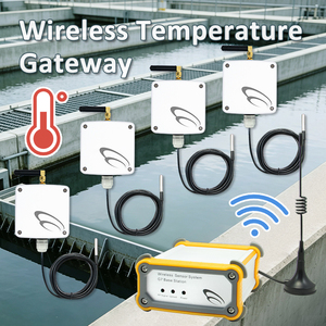 <b>Wireless</b> <b>Temperature</b> <b>Sensors</b> System LoRaWAN Lora Device Freezer 1200m 4 Sets <b>Wireless</b> <b>Temperature</b> <b>Sensor</b> - Product Image 1