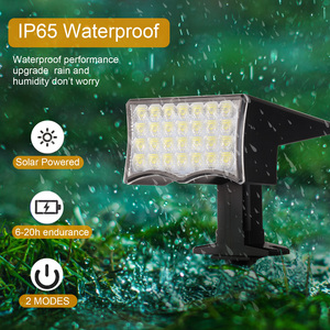 Stock Entrepôt Allemagne Lampe Solaire de Jardin Extérieure IP65 Étanche à LED Alimentée par l'Énergie Solaire pour Jardin Cour Pelouse Allée - Product Image 3