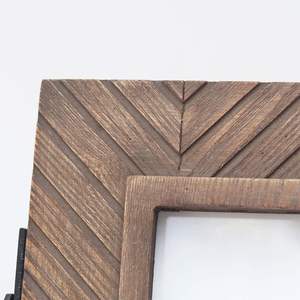 Wooden <b>Picture</b> <b>Frame</b> 4x6 Inch <b>Rustic</b> Dark Brown Tabletop Easel Back Photo <b>Frame</b> for Home Decor - Product Image 6