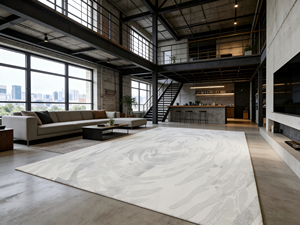 Tapis tissé Wilton de qualité commerciale, grand tapis carré moderne en PP pour hôtel et restaurant - Product Image 4