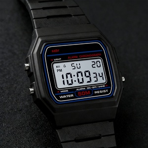 Montre pour étudiants, montre de sport décontractée à la mode, montre numérique électronique LED carrée simple, montre pour hommes - Product Image 3
