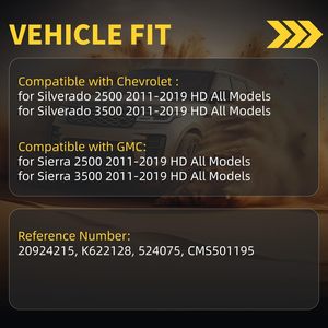 ลูกหมากปีกนกหน้าบน Vypart ใหม่ รับประกัน 12 เดือน สำหรับ Chevrolet Silverado 2500HD/3500HD GMC Sierra 2500HD/3500HD - Product Image 2