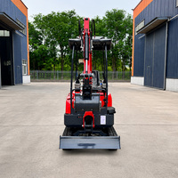 Mini-excavatrice sur chenilles à haute stabilité de rotation avec plusieurs options de poids, qui garde l'équilibre pendant le creusement