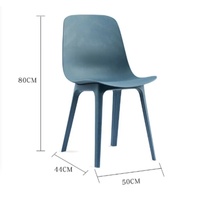 Chaise de salle à manger tulipe en plastique moderne nordique, écologique, aux couleurs vives, pour chambre et salon – Vente en gros