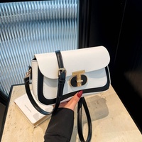 Collection 2026 : Sac bandoulière minimaliste pour femme, fermeture à loquet tendance, polyvalent toutes saisons