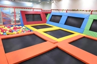 Équipement d'aire de jeux intérieure Soft Play Parc de trampoline Espace Parc d'attractions à thème Aire de jeux intérieure