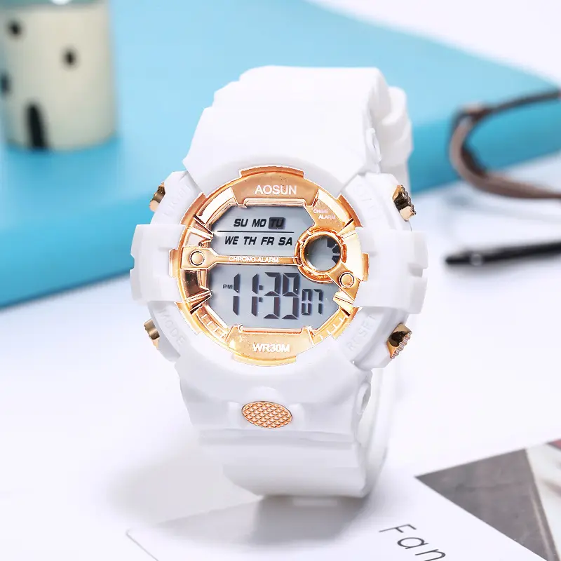 Children's Sport watch electronic wristwatch clocks for boys Girls kids Students LED Teens watch