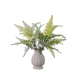 Plante artificielle en fausse fourcheuse Langxia, verdure en PVC souple, décoration de mariage, artisanat, 45 cm - Product Image 5